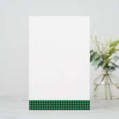Chevron controleert groen en zwart briefpapier (Staand voorkant)
