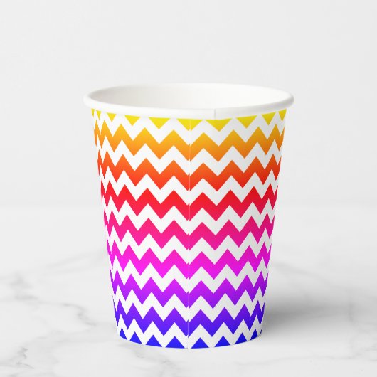 Chevron Custom Papieren Bekers (Rechts)