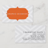 Chevron Design Visitekaartje (Voorkant / Achterkant)