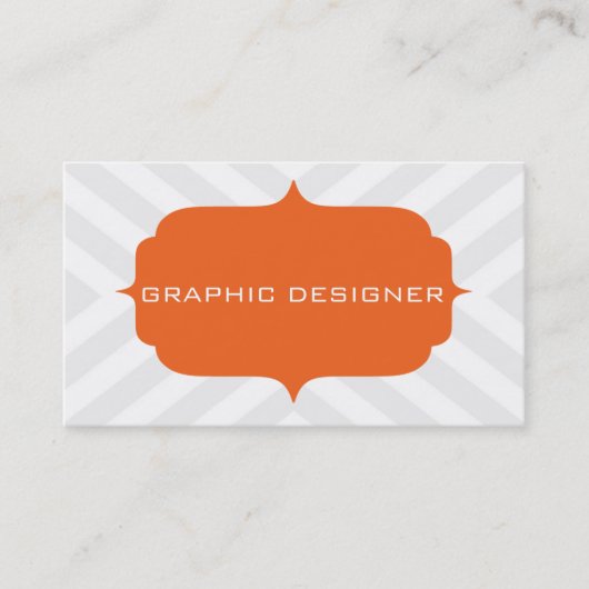 Chevron Design Visitekaartje (Voorkant)