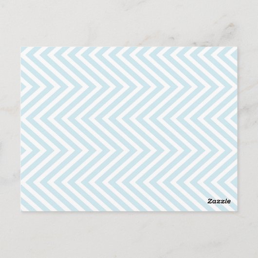 Chevron & Dot Party Flag Bunting Banner Post Card Briefkaart (Achterkant)