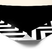 Chevron Driedelige Theepotten Perfect Poster (Hoek)