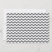 Chevron Ducky Modern Baby shower Kaart (Achterkant)