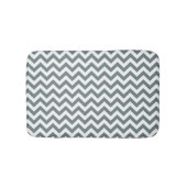 Chevron Dull Silver Badmat (Voorkant)