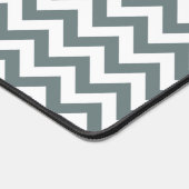 Chevron Dull Silver Bureaumat (Hoek)