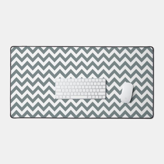 Chevron Dull Silver Bureaumat (Keyboard & Muis)