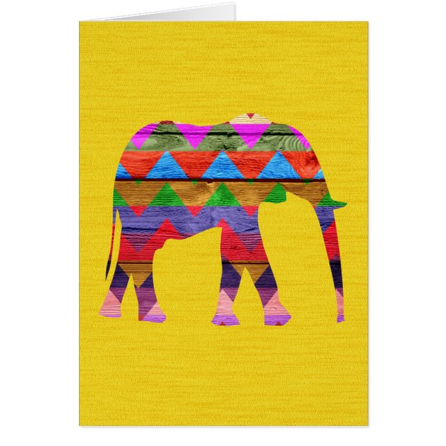 Chevron Elephant Pattern #2 (Voorkant)