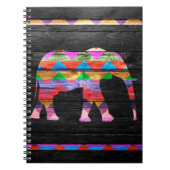 Chevron Elephant Pattern #2 Notitieboek (Voorkant)