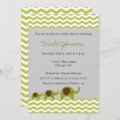 Chevron Elephants Kaart (Voorkant / Achterkant)