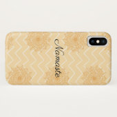 Chevron en  Pattern Namaste Case-Mate iPhone Case (Achterkant (horizontaal))