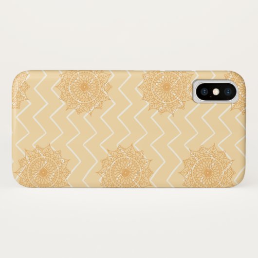 Chevron- en sierpatroon Case-Mate iPhone case (Achterkant (horizontaal))