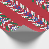 Chevron fair isle naadloze patroondesignallover; cadeaupapier (Hoek)