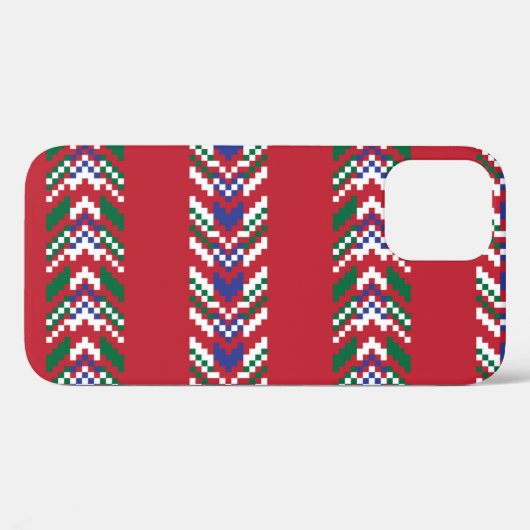 Chevron fair isle naadloze patroondesignallover; Case-Mate iPhone case (Achterkant (horizontaal))