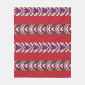 Chevron fair isle naadloze patroondesignallover; fleece deken (Voorkant)