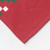 Chevron fair isle naadloze patroondesignallover; fleece deken (Hoek)