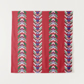 Chevron fair isle naadloze patroondesignallover; wandkleed (Voorkant (horizontaal))