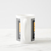 Chevron fauteuil Collage Porselein Kop (Achterkant)