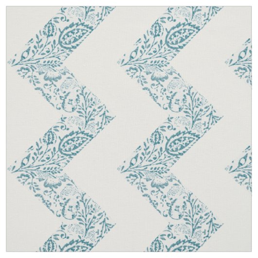 Chevron Floral Abstract Pattern Stof (Swatch)