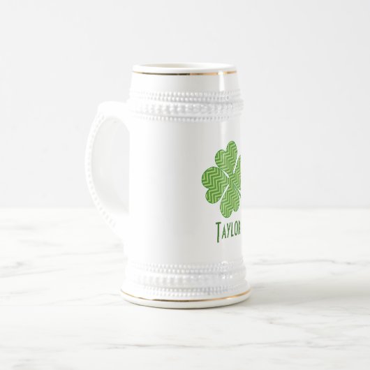 Chevron Four Leaf Clover Bierpul (Voorkant links)
