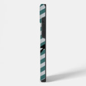 Chevron Geometric Nautical Name iPhone Hoesje (Linkerkant)
