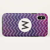 chevron getekend patroon Case-Mate iPhone case (Achterkant (horizontaal))