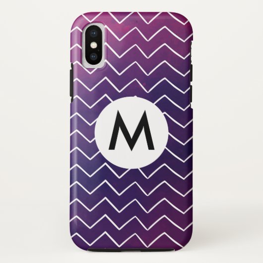 chevron getekend patroon Case-Mate iPhone case (Achterkant)