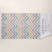  chevron - gezinshereniging op maat strandlaken (Voorkant)