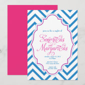 CHEVRON - Girls night out - Uitnodiging (Voorkant / Achterkant)