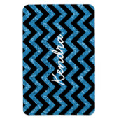 Chevron Glitter Blik Premium Magnet Magneet (Verticaal)