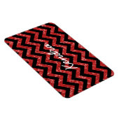 Chevron Glitter Blik Premium Magnet Magneet (Rechterzijde)