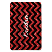 Chevron Glitter Blik Premium Magnet Magneet (Verticaal)