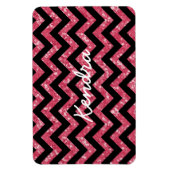 Chevron Glitter Blik Premium Magnet Magneet (Verticaal)
