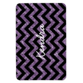 Chevron Glitter Blik Premium Magnet Magneet (Verticaal)