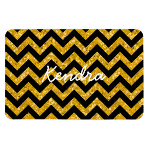 Chevron Glitter Blik Premium Magnet Magneet