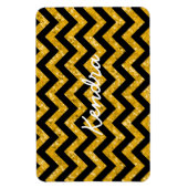 Chevron Glitter Blik Premium Magnet Magneet (Verticaal)