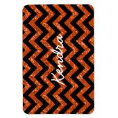 Chevron Glitter Blik Premium Magnet Magneet (Verticaal)