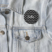 Chevron Glitter Kijk Button (In situ)
