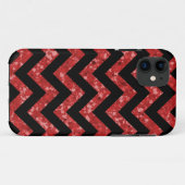 Chevron Glitter Kijk iPhone 5 BT Hoesje (Achterkant (horizontaal))