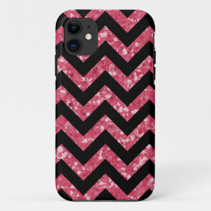 Chevron Glitter Kijk iPhone 5 BT Hoesje