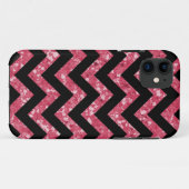 Chevron Glitter Kijk iPhone 5 BT Hoesje (Achterkant (horizontaal))