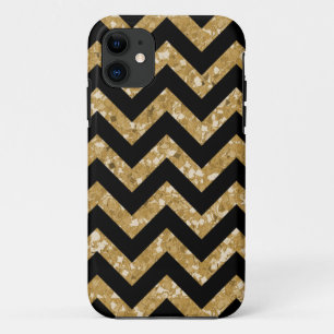 Chevron Glitter Kijk iPhone 5 BT Hoesje