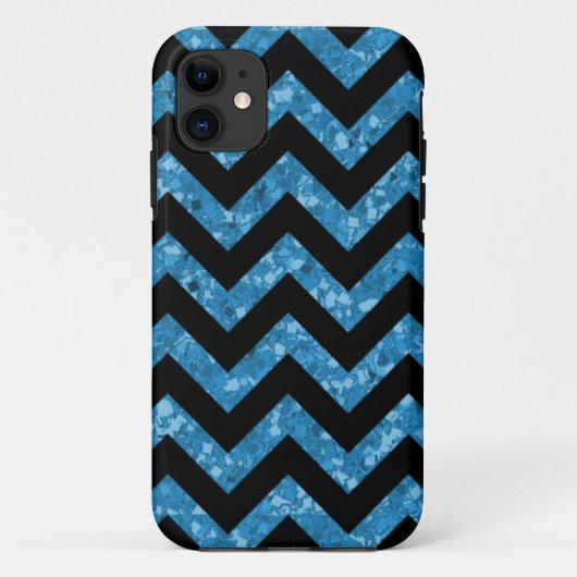 Chevron Glitter Kijk iPhone 5 BT Hoesje (Achterkant)