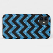 Chevron Glitter Kijk iPhone 5 BT Hoesje (Achterkant (horizontaal))