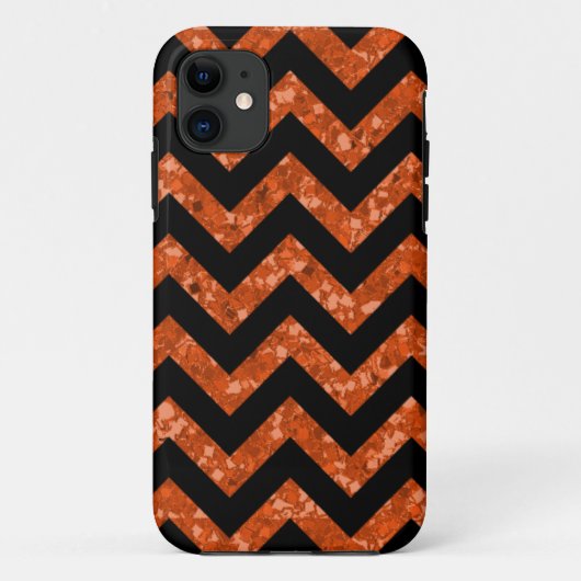Chevron Glitter Kijk iPhone 5 BT Hoesje (Achterkant)