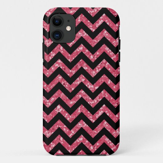 Chevron Glitter Kijk iPhone 5 Robuust Xtreme Hoesj Case-Mate iPhone Case (Achterkant)