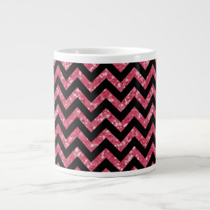 Chevron Glitter Kijk Jumbo Mok