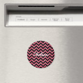 Chevron Glitter Kijk Magnet (Insitu (Vaatwasser))
