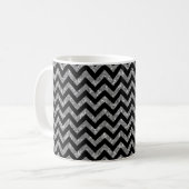 Chevron Glitter Kijk Mok (Voorkant links)