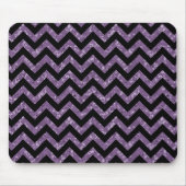 Chevron Glitter Kijk Mousepad Muismat (Voorkant)