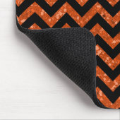 Chevron Glitter Kijk Mousepad Muismat (Hoek)